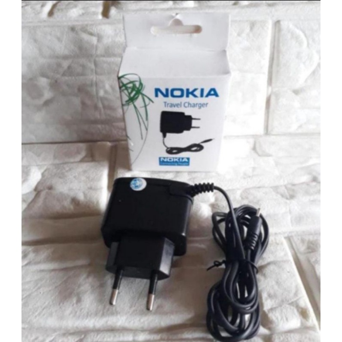 Charger Nokia kecil untuk tipe hp NASA 105/1200/1280 Original