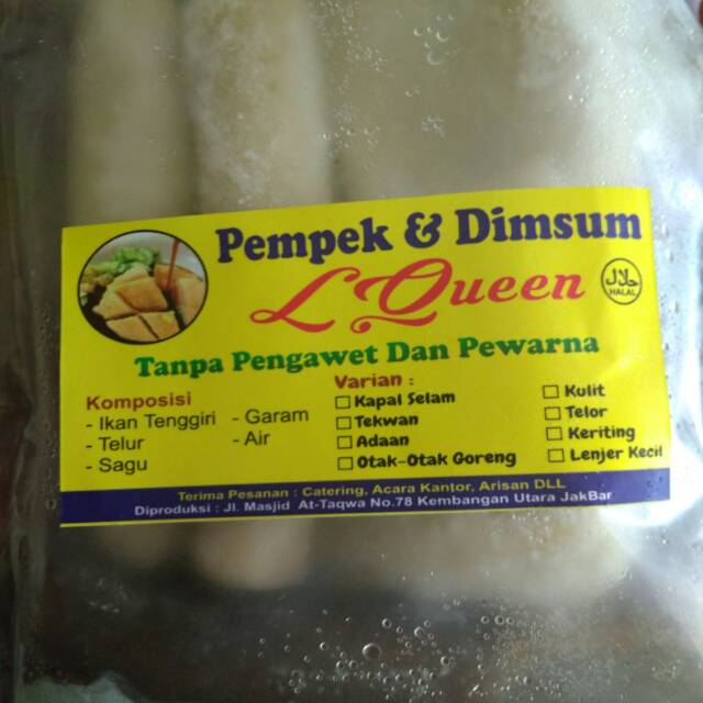 

frozen LQueen/Pempek frozen/pempek palembang/Best Home Made