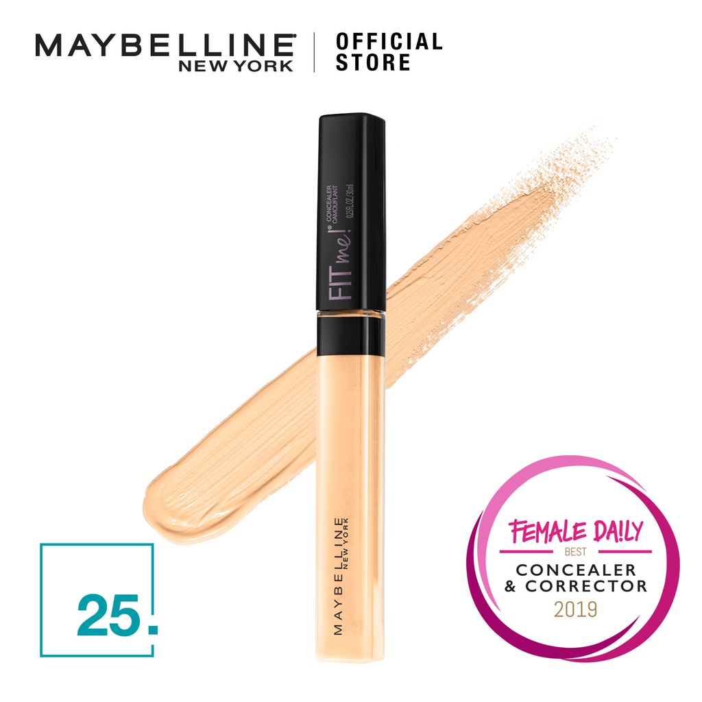 Maybelline Fit Me! Liquid Concealer Face Makeup - (Dengan Coverage Tinggi & Hasil Natural)