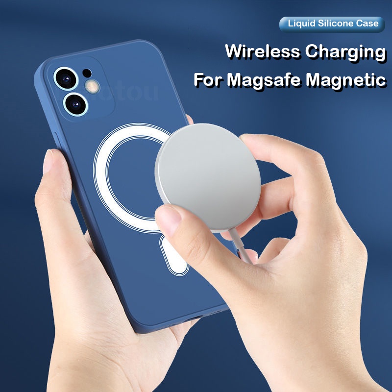 Velvet liquid silicone magnetic ring protection case iphone 11 pro max 12/13pro max XR support wireless charging case