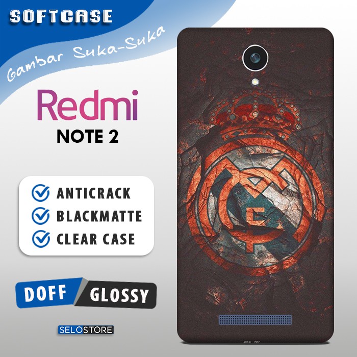 Softcase Redmi Note 2 Custom
