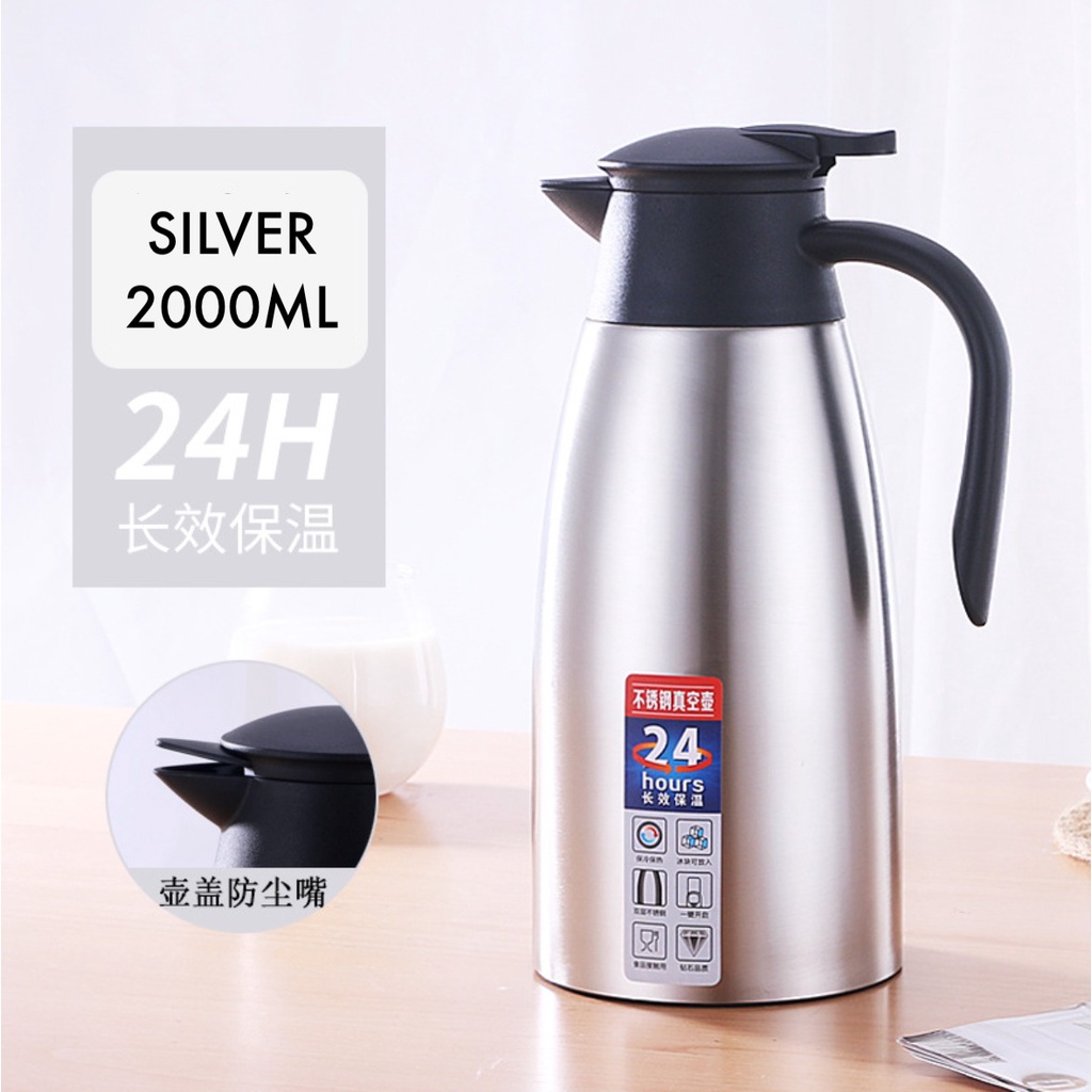 SIERRAHOME, Termos vacuum 2 Liter stainless steel tahan panas dan dingin