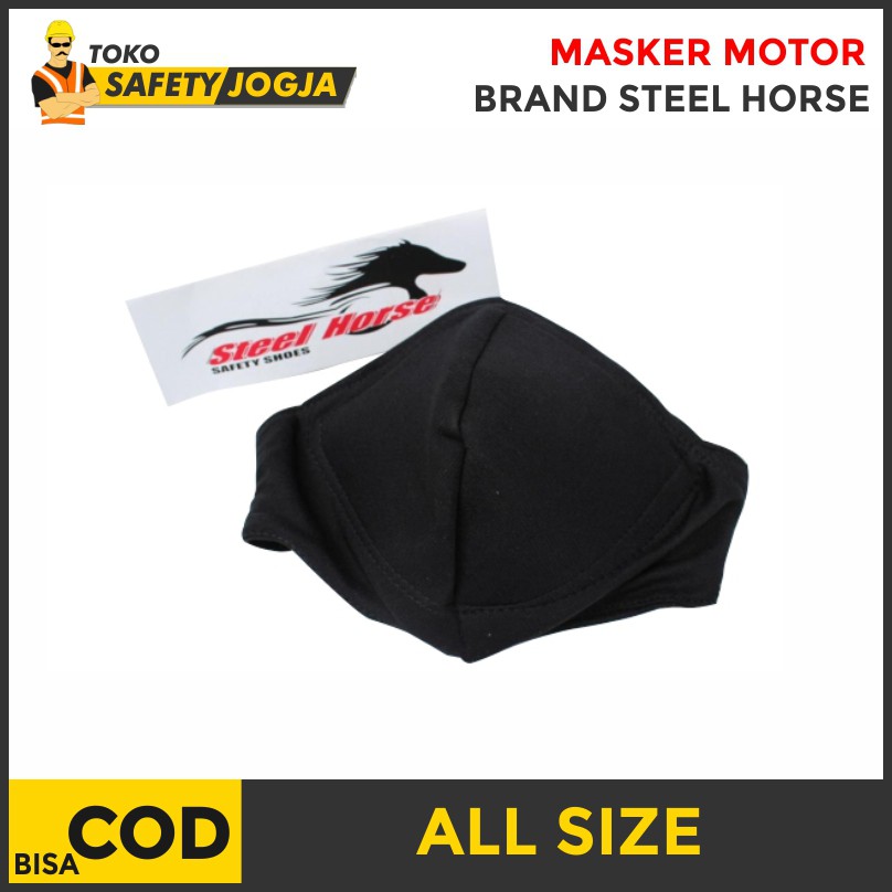 MASKER MULUT KAIN HITAM MOTOR SAFETY ANTI VIRUS