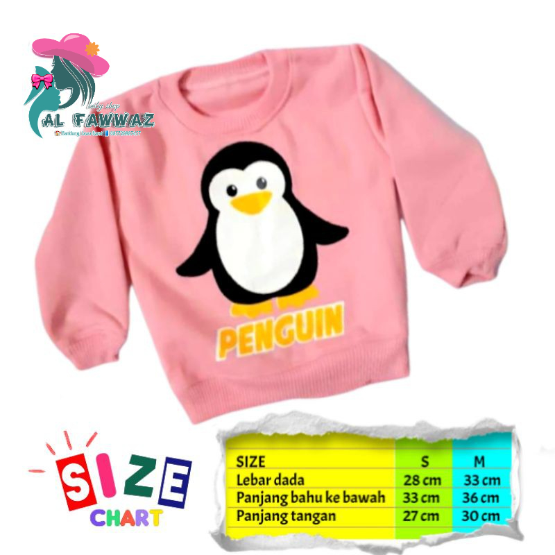 Sweater bayi penguin