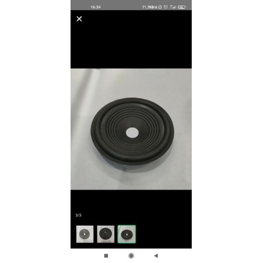 Daun plus spon woofer 6 inch / daun speaker woofer 6 inch