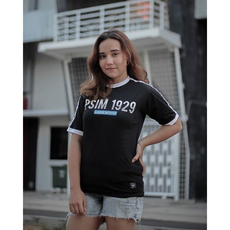 Mataram Merch29 Kaos Taped Hitam PSIM 1929 Laskar Mataram (T-Shirt Black PSIM 1929)