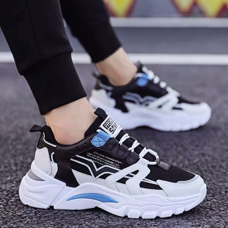 Sepatu Sport Pria Running Casual Kece Sepatu Kets Cowok Murah Fashion Korean Style Sepatu Hangout Trendy