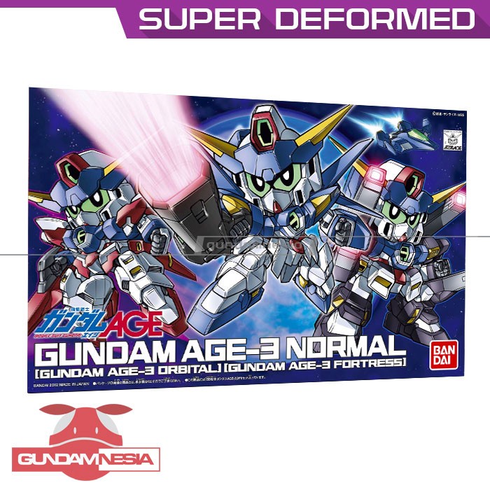 [SD] Gundam Age 3 (Normal-Fortress-Orbital) (BB 372)