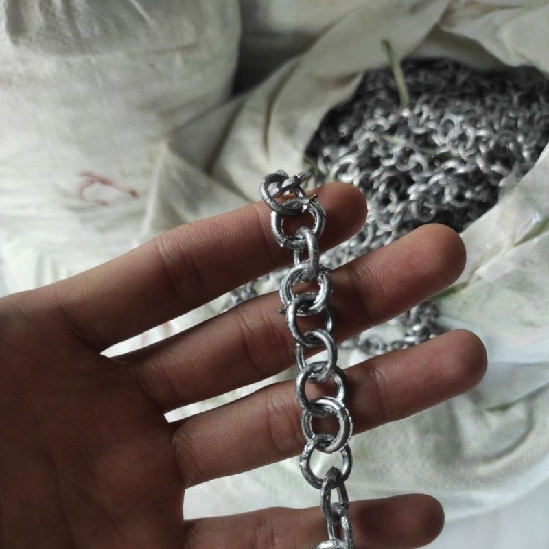 Rantai timah no 0 super 50kg untuk rante jala ikan