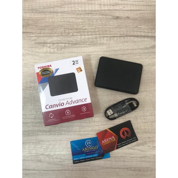 Harddisk Toshiba External 2TB Canvio Advance V10 BLACK