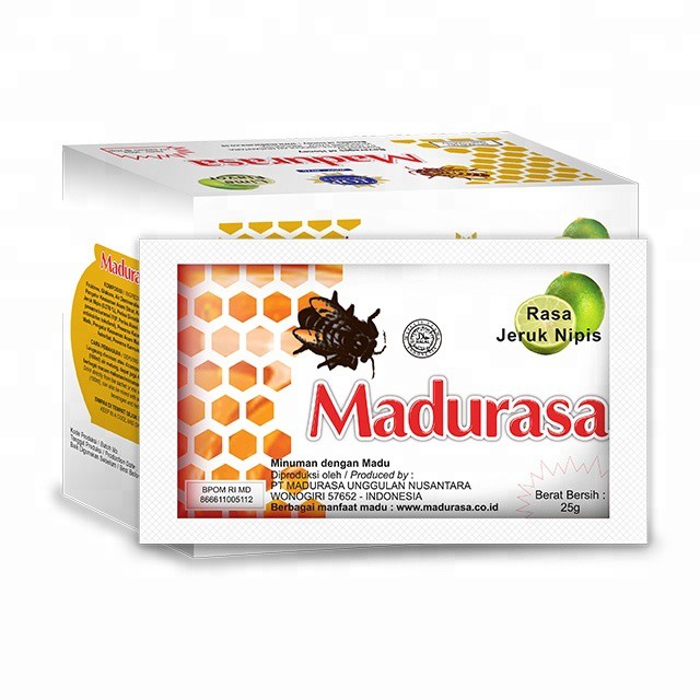 Madurasa Madu Rasa Jeruk Nipis Sachet Madu Asli Indonesia