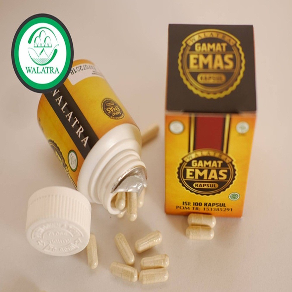 Walatra GAMAT EMAS KAPSUL Next QNC JELLY GAMAT 100% Alami