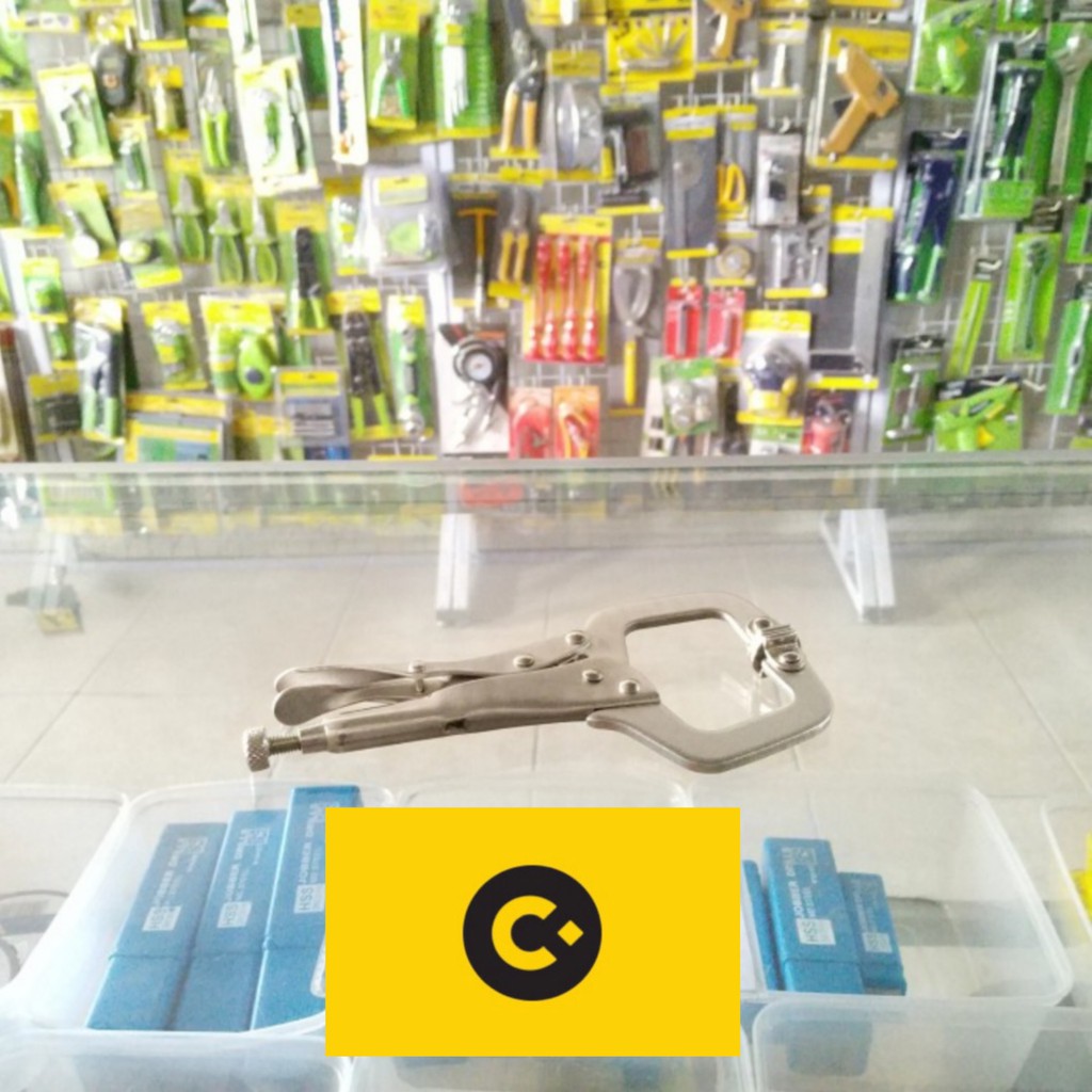 TANG CLAMP C KECIL RRT KLEM CATOK PENJEPIT JEPIT BAIS KAYU BESI CMart