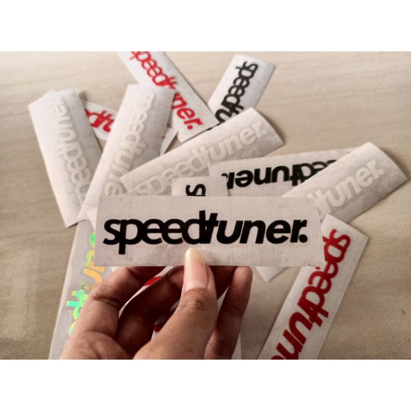 STICKER CUTTING SPEEDTUNER UKURAN 10 CM