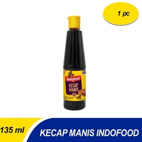 Indofood Kecap Manis 135 ML Kemasan Botol Meja