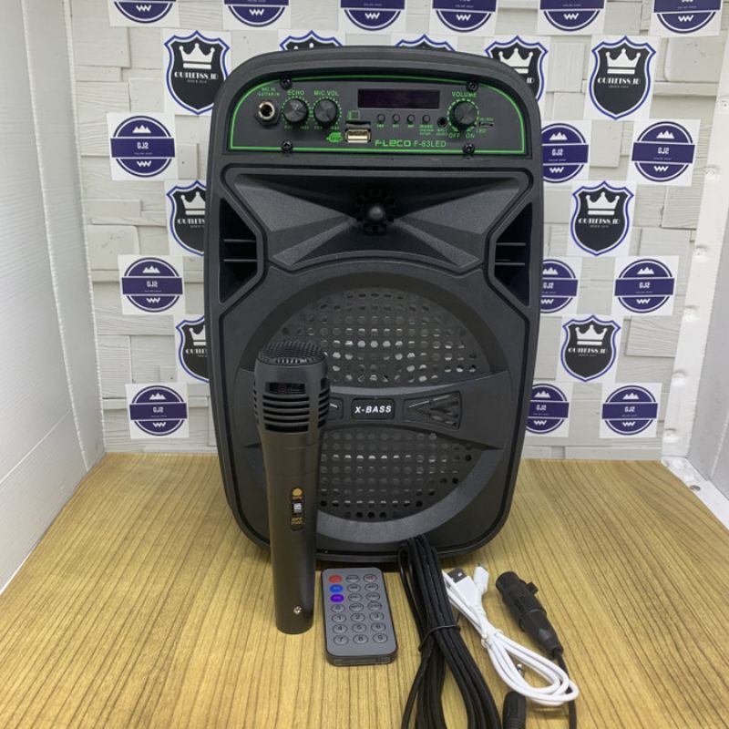 Speaker Bluetooth Fleco F 63Led / F-63ALed - Speaker Meeting MP3 Radio