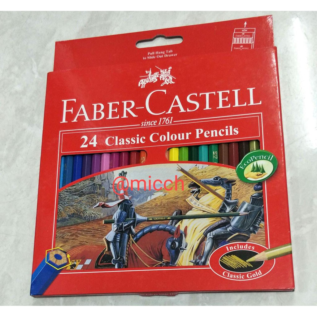 

FABER CASTELL PENSIL WARNA 24 COLOUR 115854