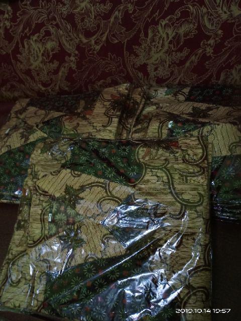 Bswart Batik Hrb026 Kenongo Hem Pendek Anjani Biru Pekalongan M L Xl Batik Pria Murah Modern Grosir