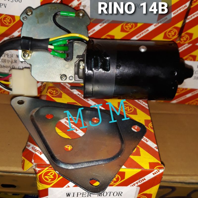 Motor Wiper RINO 14B (Full Gulungan Tembaga)