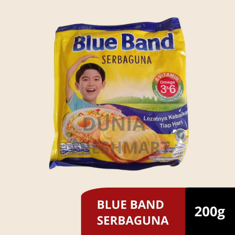 

Blue Band SERBAGUNA Mentega Blueband Serbaguna Margarin Sachet 200gram