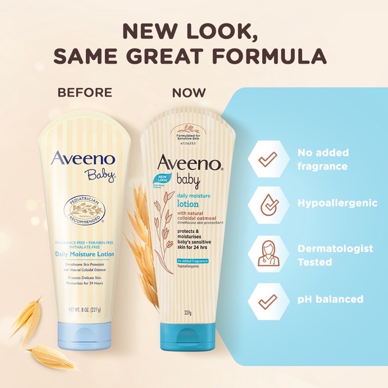 Aveeno Baby Daily Moisture Lotion - Lotion Bayi