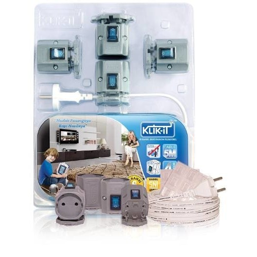 Klik It Klik It Cable Extension Kabel Ekstension Switch 5 Meter 5m