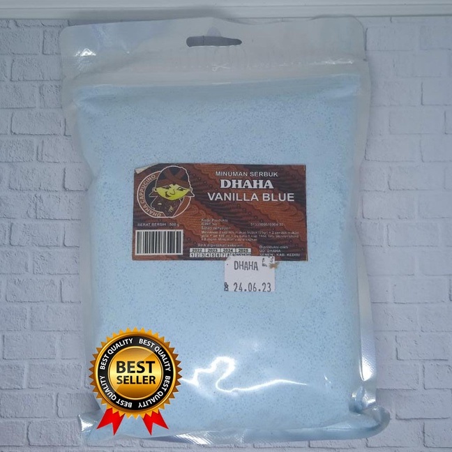 

Bubuk minuman Rasa Vanila Blue DHAHA 500 gr / DHAHA Powder drink/ bubuk minuman rasa 500 gr