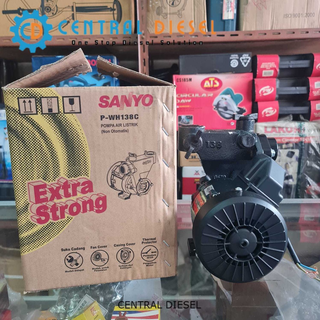 Pompa air Sanyo PWH 138C non otomatis