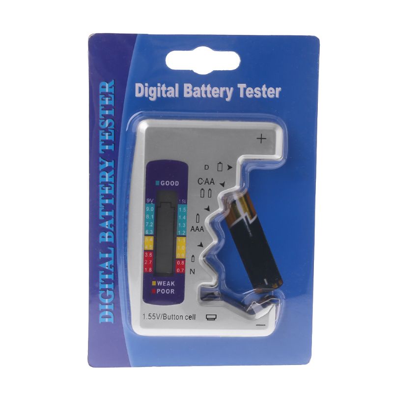Digital LCD Display Tester Lithium Kapasitas Pemeriksa Sel Tester