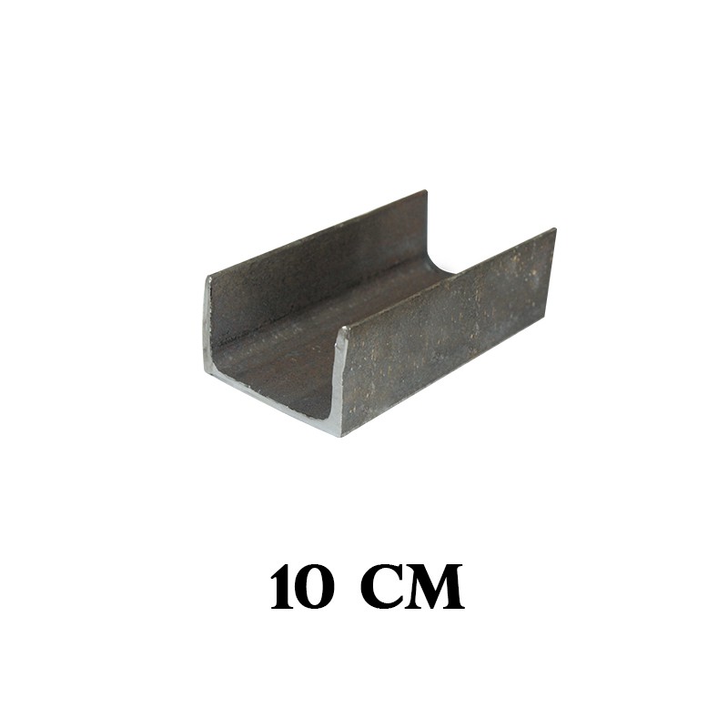 EELIC BKU-50X38X3MM -10CM Besi Kanal UNP Besi Kanal Besi U Polos Multifungsi Tebal 3MM Panjang 10 CM