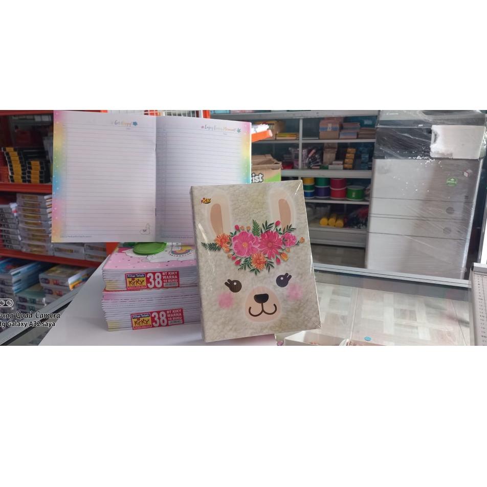 

Keluaran Terbaru.. Buku tulis A5 KIKY 38 garis /pck 10 buku