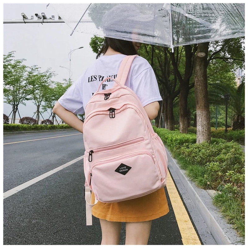 Tas Ransel Sekolah Murah Korean Style Kekinian Terbaru Backpack Sekolah Murah Anak TK SD SMP SMA