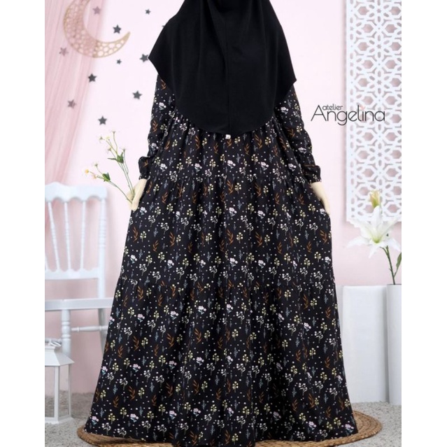 Bella Dress Spring Black Atelier Angelina