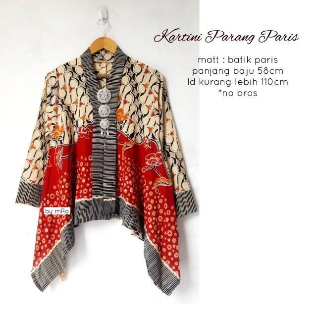 Blus  kartini waka paris original solo batik modern