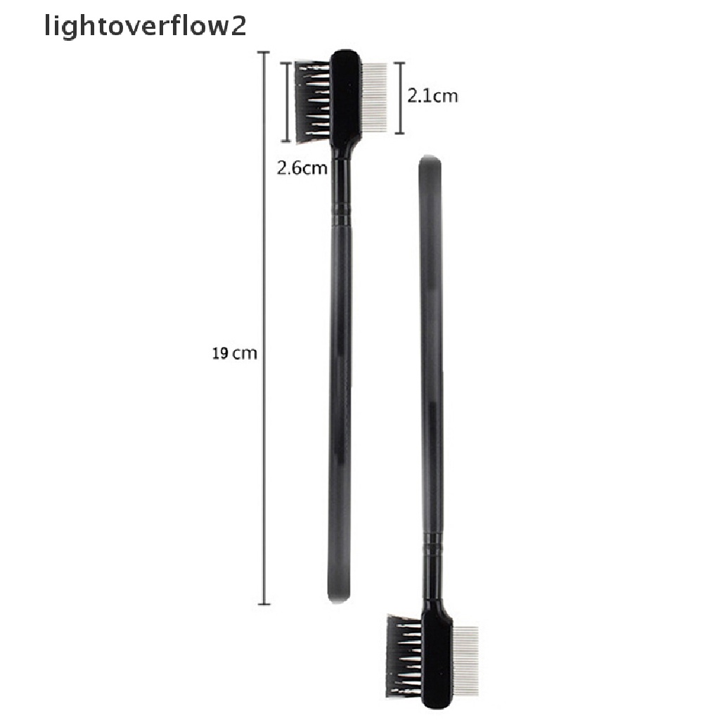 (Light2) 1pc Sisir Alis / Bulu Mata Extension Bahan Metal Untuk Wanita