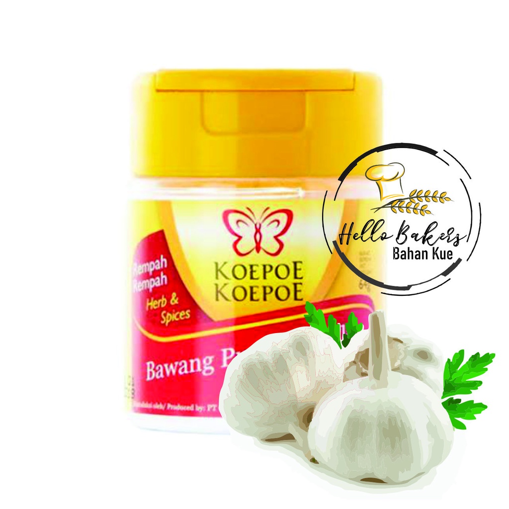 

BAWANG PUTIH BUBUK 64 GR KOEPOE / GARLIC POWDER / BUMBU DAPUR