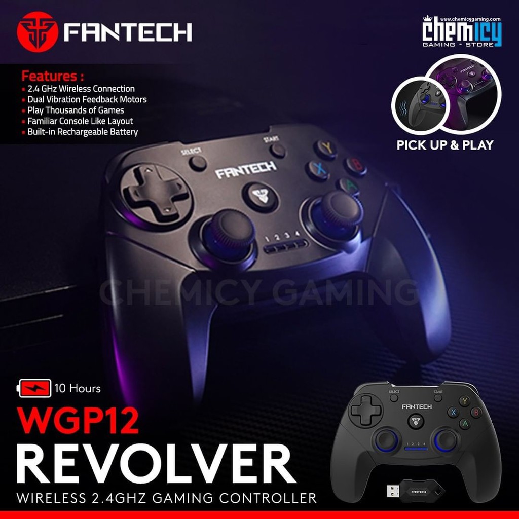 Fantech WGP12 Revolver Wireless Gamepad / Joystick / Stick