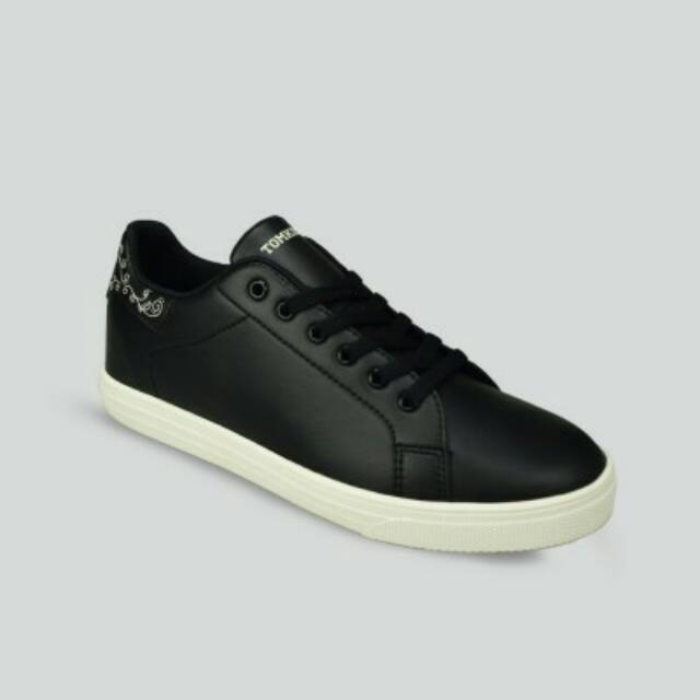 Sepatu Tomkins TULLY black white untuk wanita ukuran 36-41