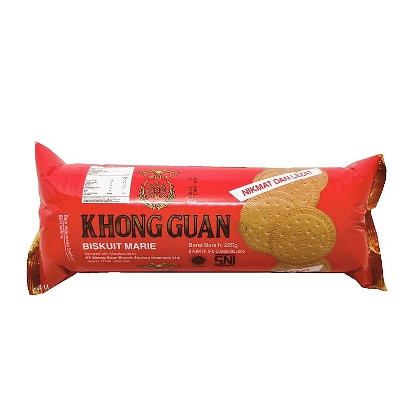 

Khong Guan Biskuit Marie Spesial - 225 gr MERAH