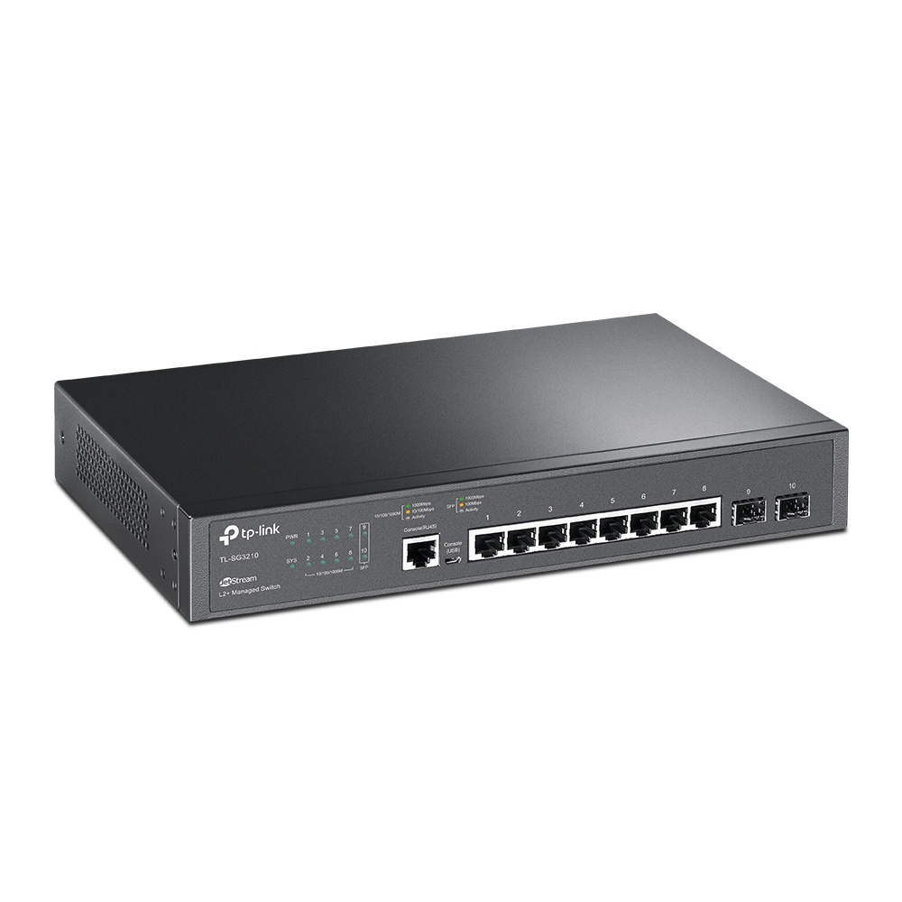 TP-Link Switch TL-SG3210 8-Port Gigabit Switch L2+ Managed Switch