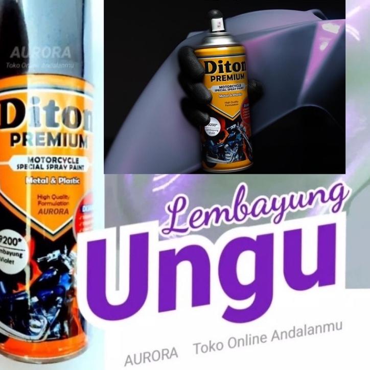 Recomended.. Pilox Diton Premium Lembayung Violet 9200 Cat Ungu Putih 400ml Pilok Pylox