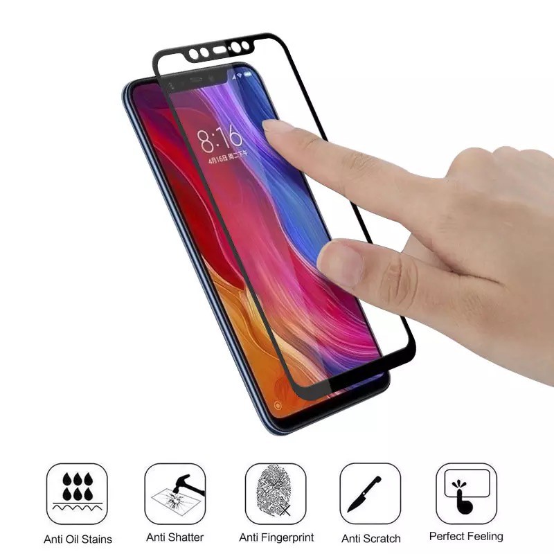 Tempered Glass 5D Full Cover VIVO Anti Gores Full Layar VIVO Full Screen Protector Full VIVO