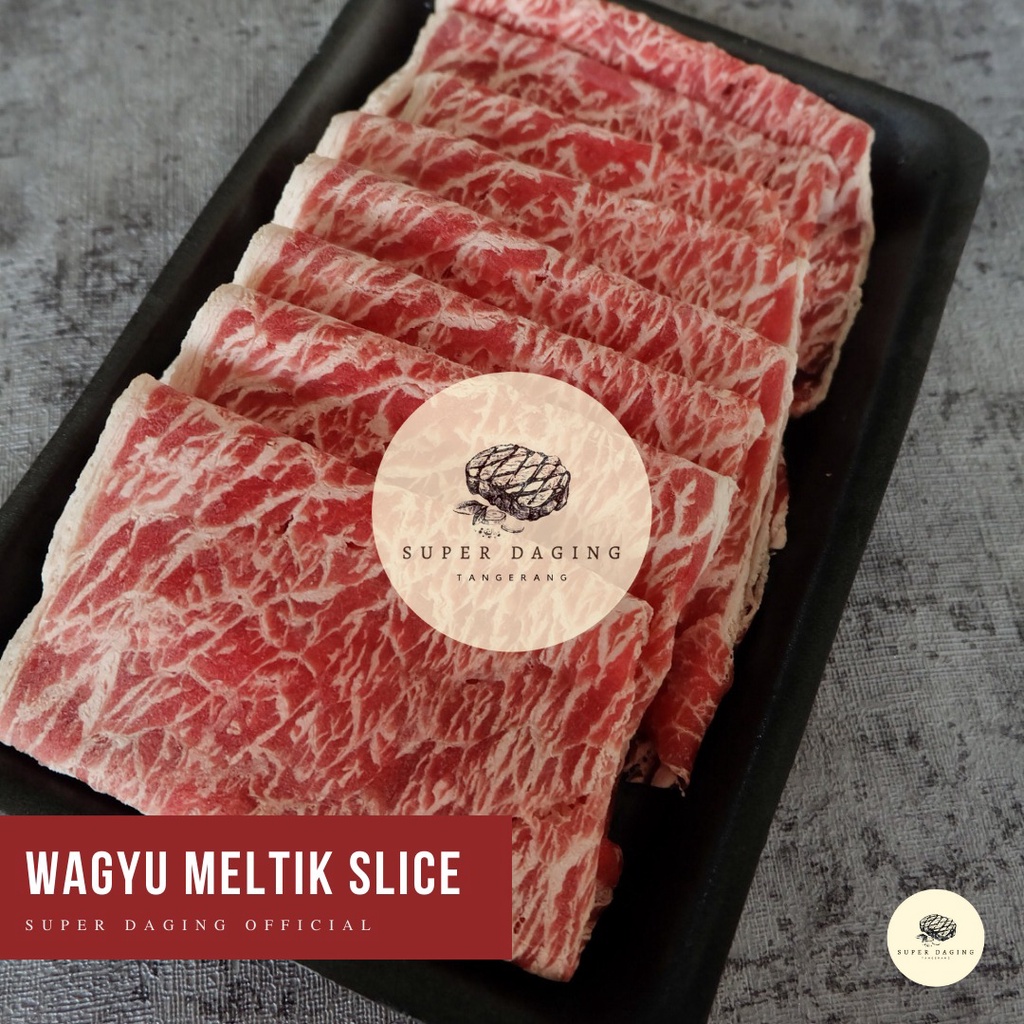 

Super Premium Wagyu Meltique / Daging Meltik Slice Grill Sukiyaki - 250g