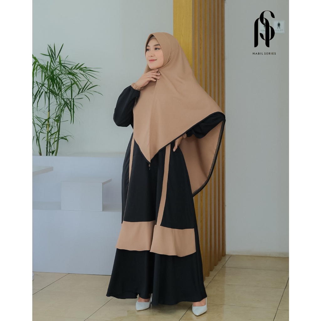 GAMIS SET KHIMAR ALINA ARETHA SHAKILA PREMIUM ORI NS