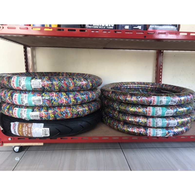 Ban corsa terminator ukuran 80/80-17 ban corsa terminator soft compound ring 17 ukuran 90/80-17
