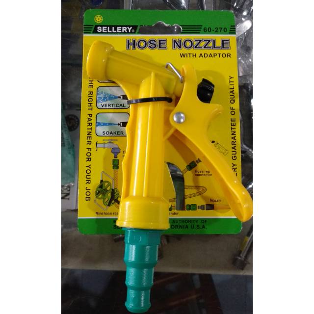 Semprotan air / Hose nozzle / garden spray gun Sellery