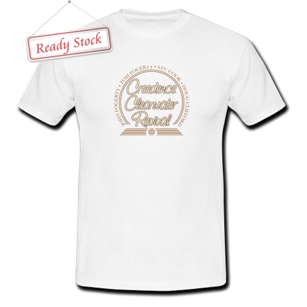 Kaos CCR Tshirt Casual Unisex T-SHIRT Bahan Katun New Cotton Tees