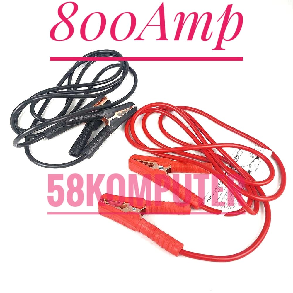 Kabel Jumper Aki Motor Mobil 2000Amper Penjepit Kabel Aki Kabel Starter Jumper Aki Mobil Cable 2000a 3.5 M Kabel Starter Jumper Aki Accu Leads Pure Copper 2000amp 3,5m Car Battery Booster Cable Autoleader Kabel Starter Jumper Alligator Clamp Cable 2000A