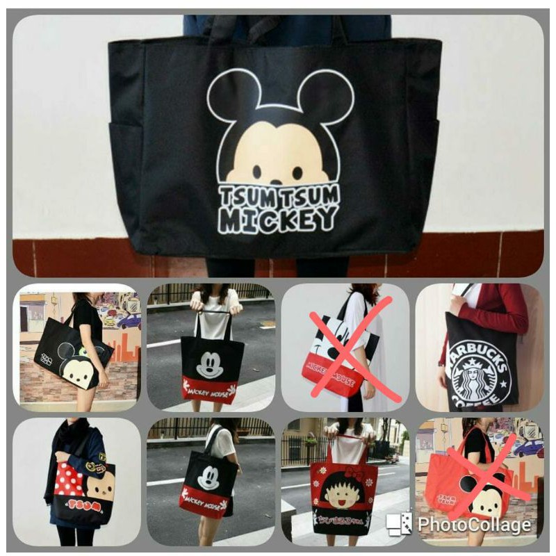 Tas belanja/travel besar bisa dilipat import ada resleting