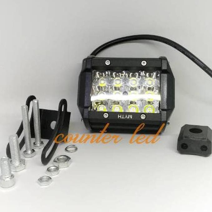 Lampu Motor Tembak 12 Titik Mata 3 Susun LED CREE Berkualitas